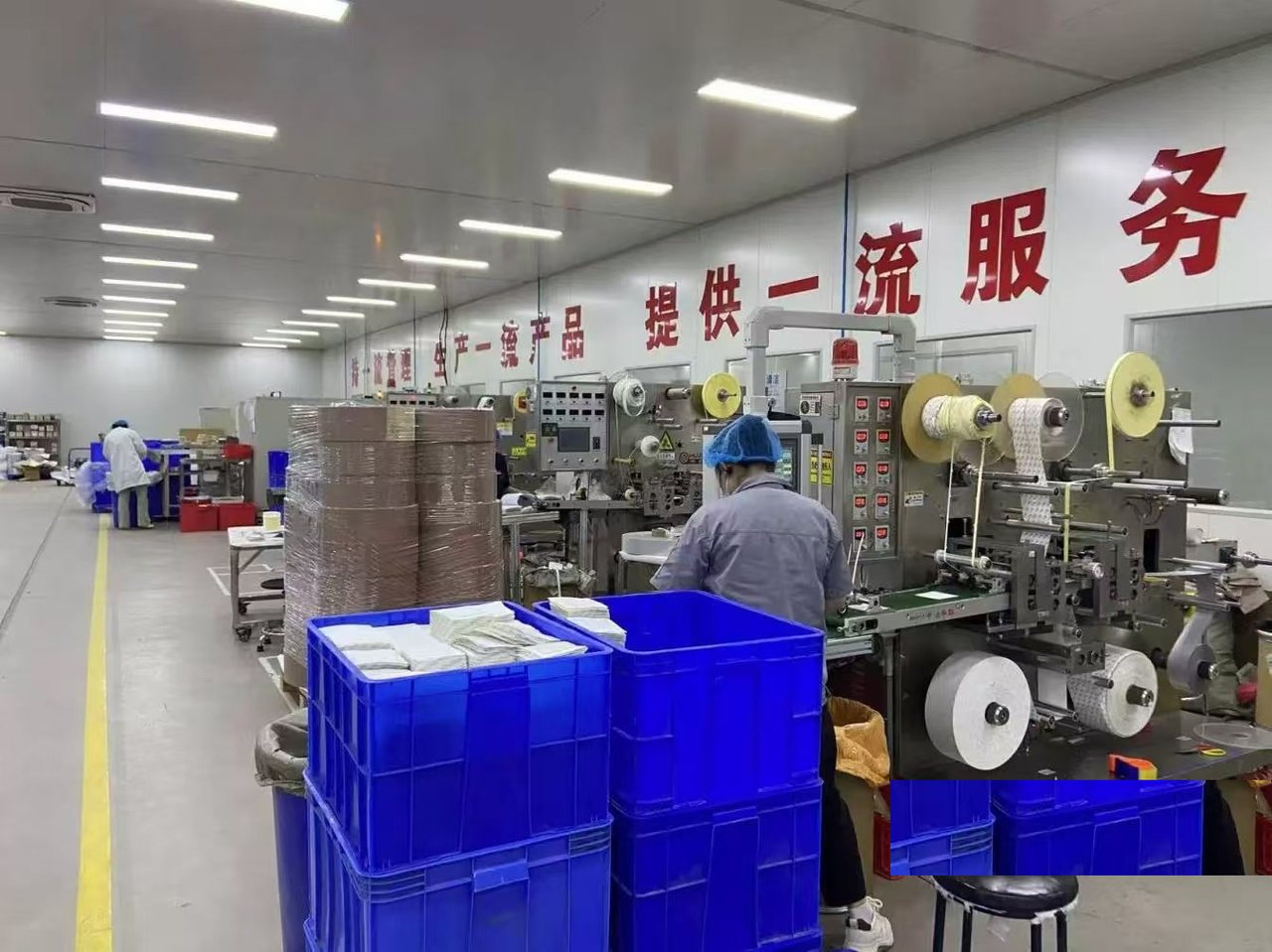 卷材设备区实拍